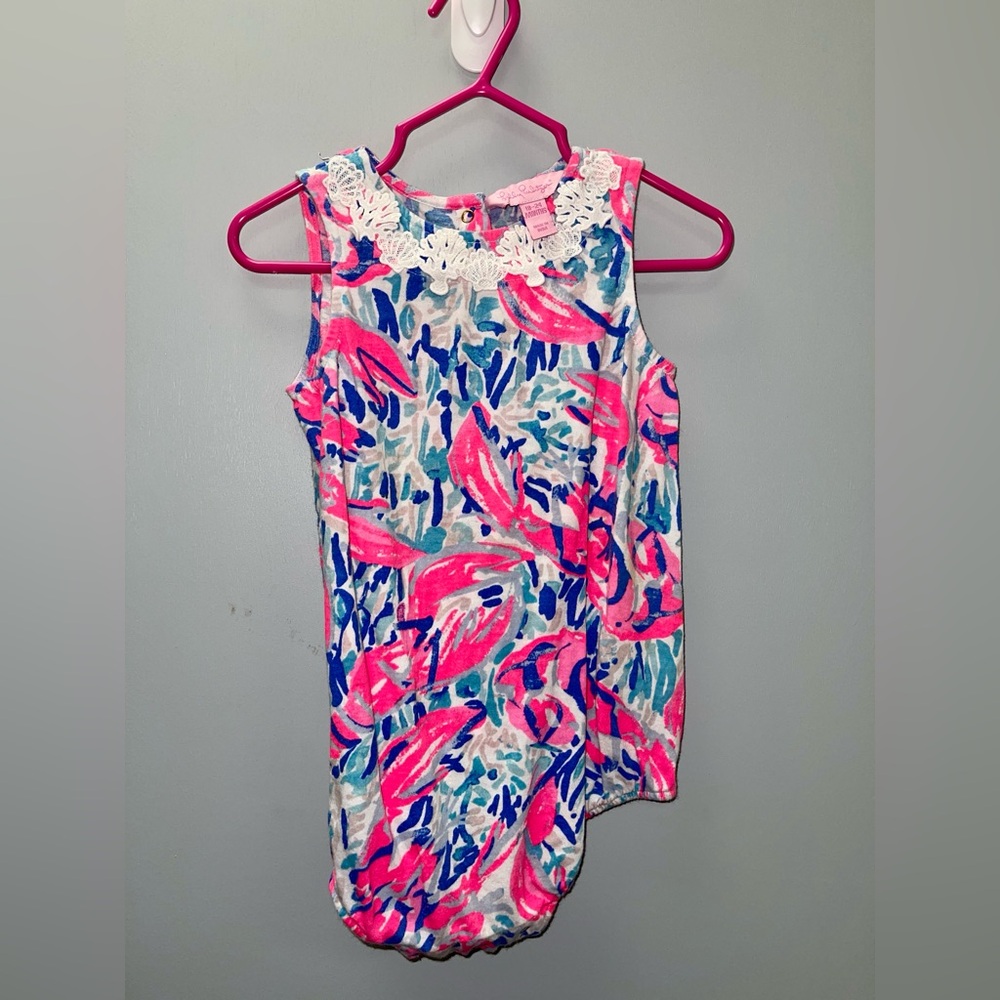 Lilly Pulitzer Pink and Blue Bubble